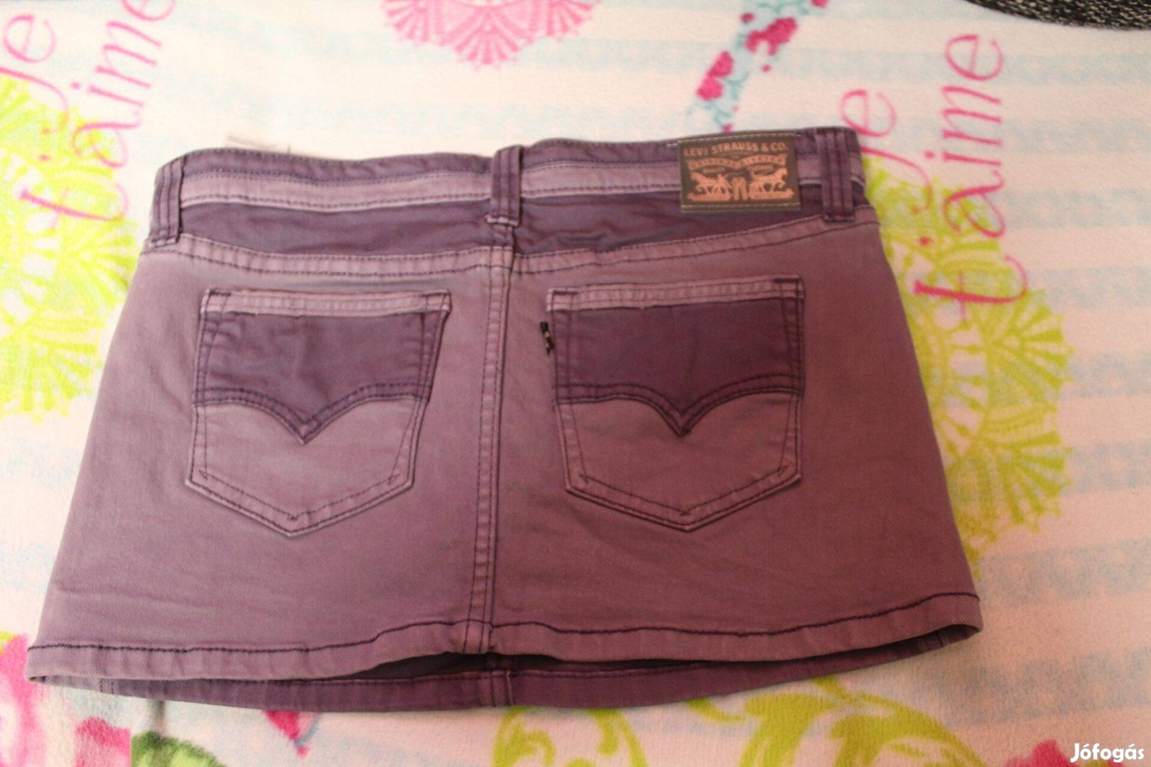 Szurke Levi Strauss miniszoknya 27-es, Uj