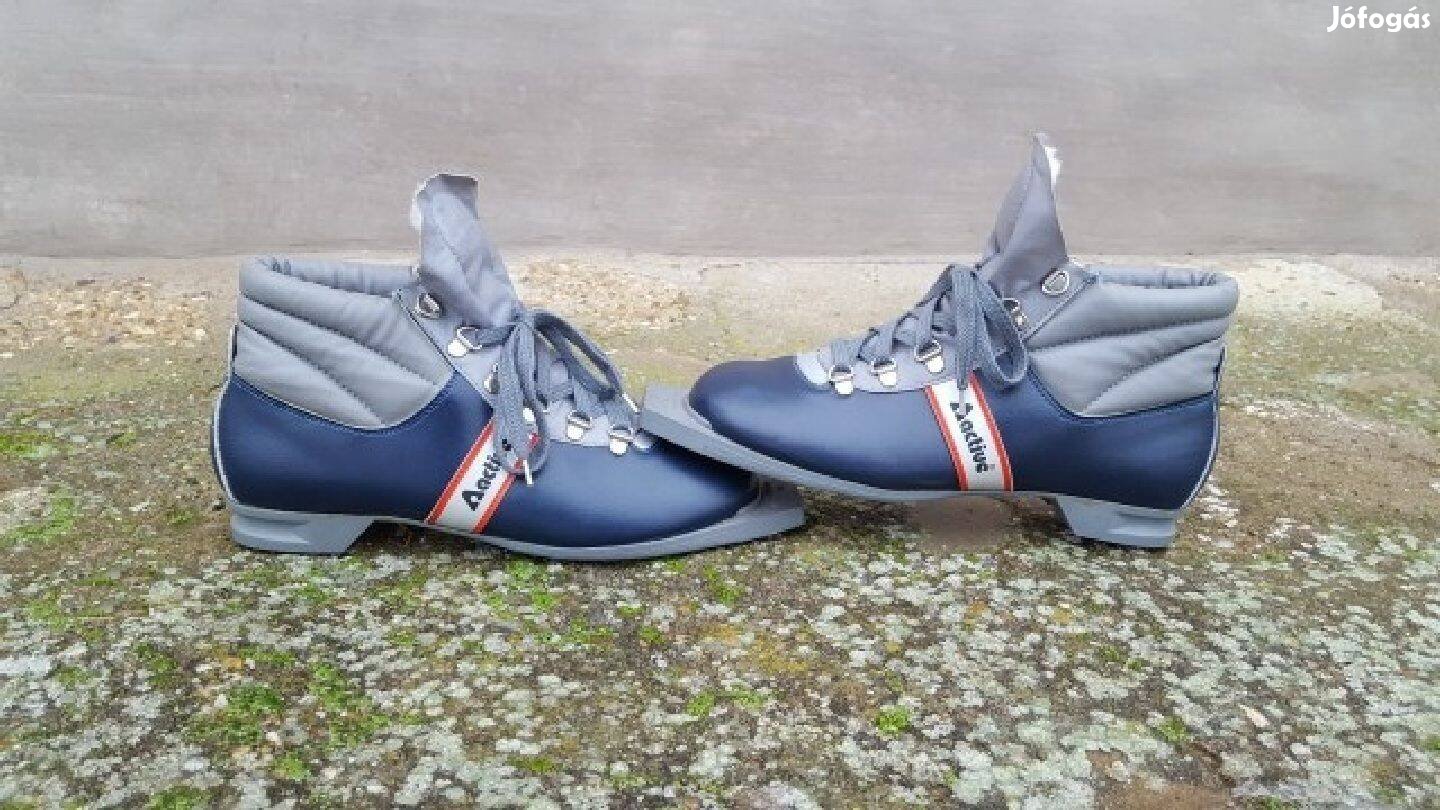 Szürke/MT kék Active női 41-es bundás sífutó cipő
