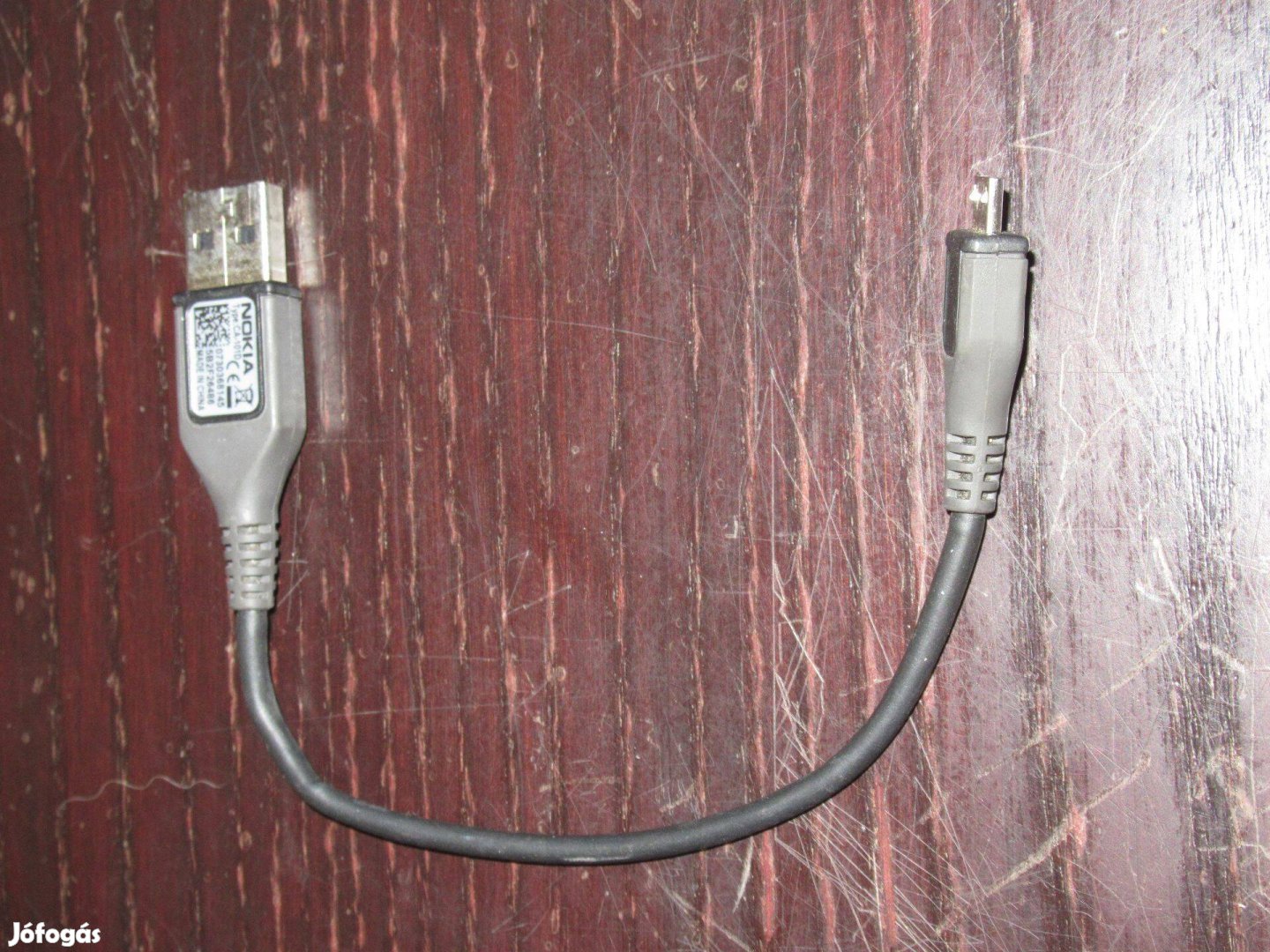 Szürke Nokia USB micro adatkábel CA-101D 21,5cm