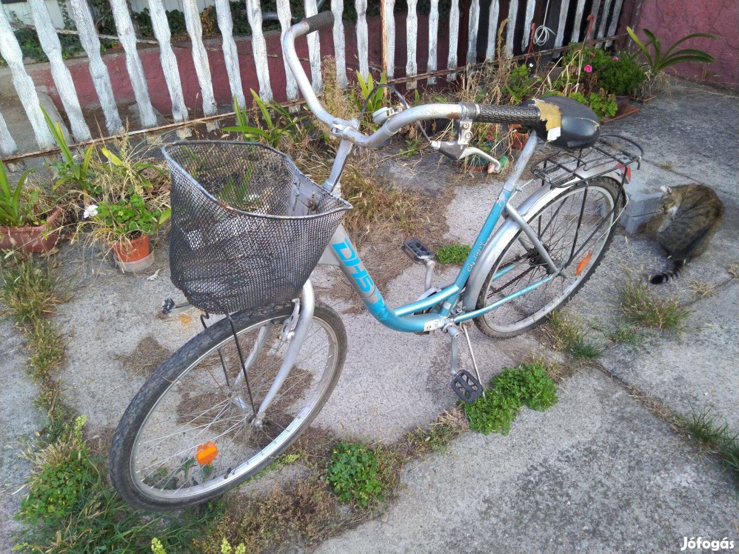 Szürke-Világos-KÉK használt kerékpár
