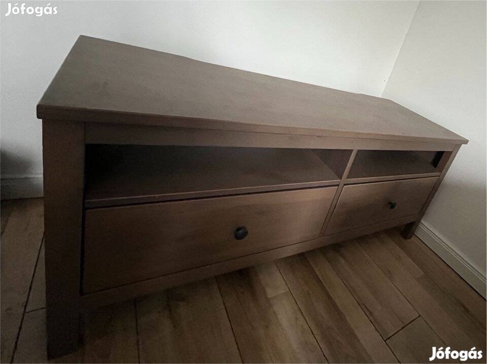 Szürke/barna Ikea Hemnes Tv állvány (124 cm)