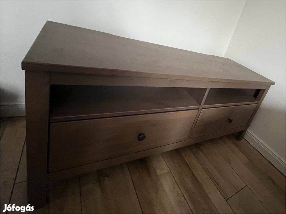 Szürke/barna Ikea Hemnes Tv állvány (124 cm)