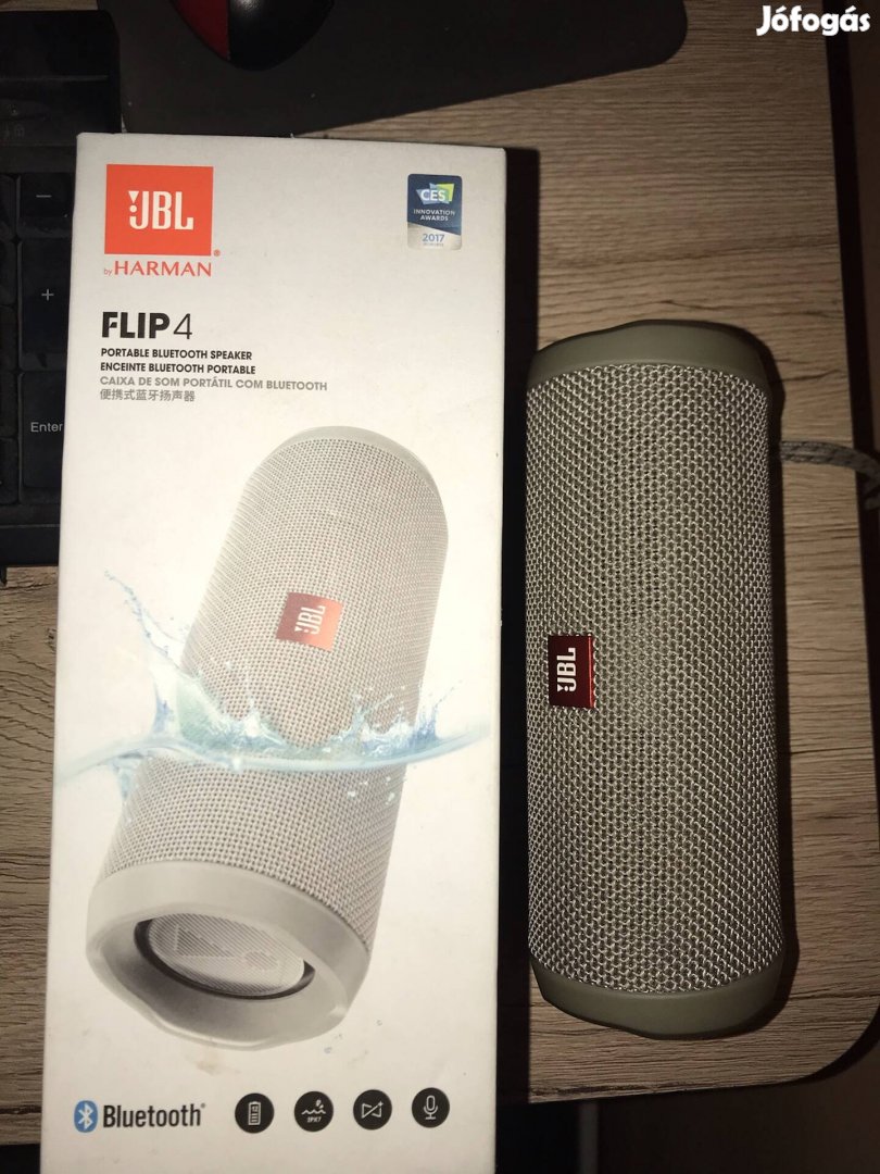 Szürke jbl flip 4 eladó új akkuval