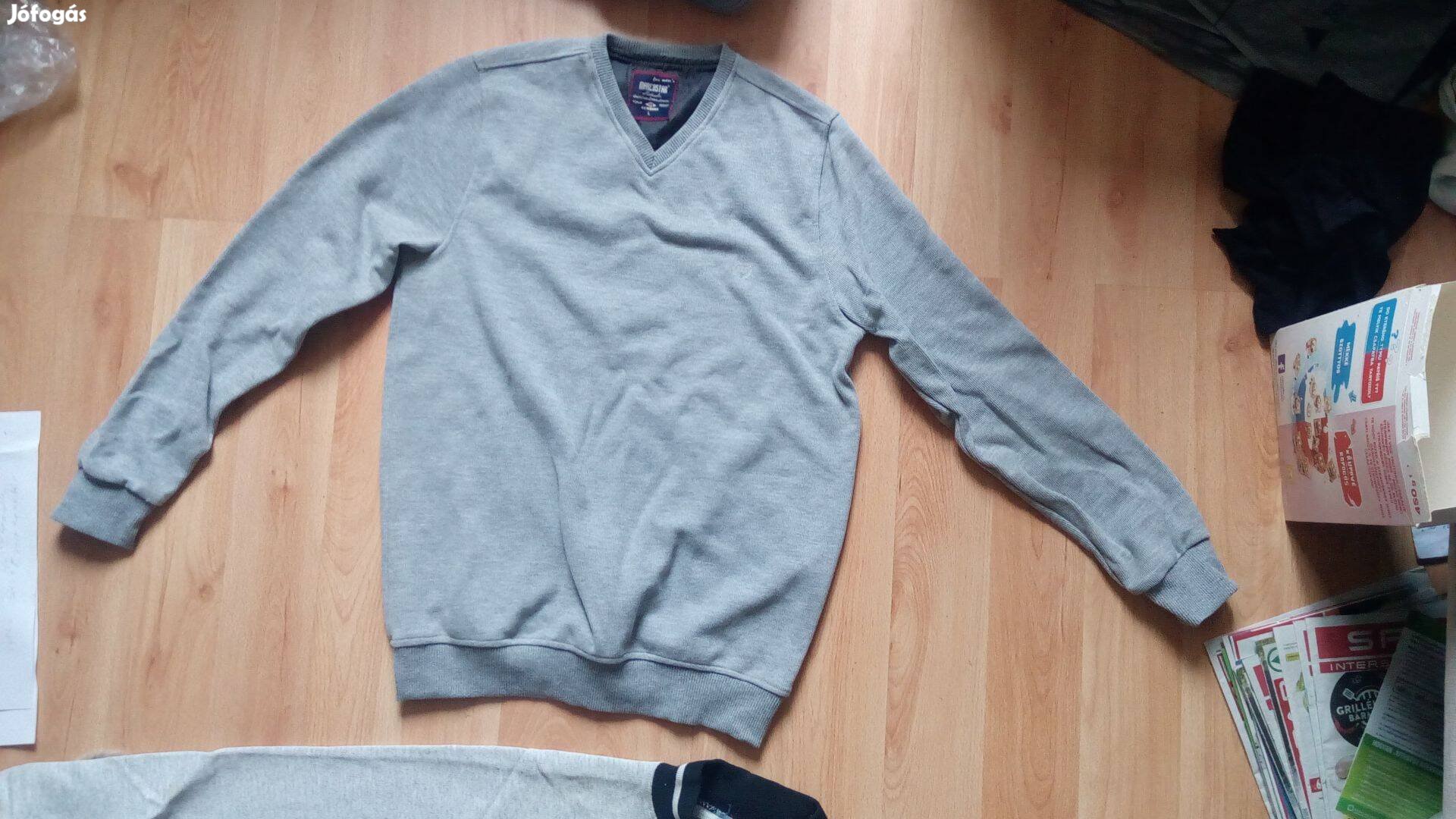 Szürke pulóver XL eladó Nyíregyházán