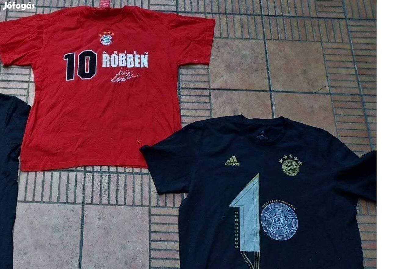 Szurkolói Bayern póló L XL 2XL 2db