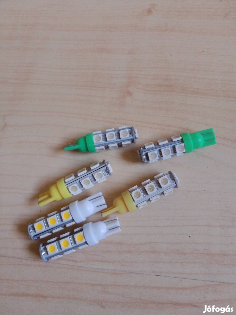 T10 W5W 13db 5050SMD LED pár 12volt