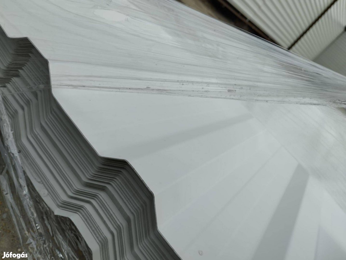 T18 fehér trapézlemez 0.19x920x2000mm 1950+ÁFA/tábla - Veszprém