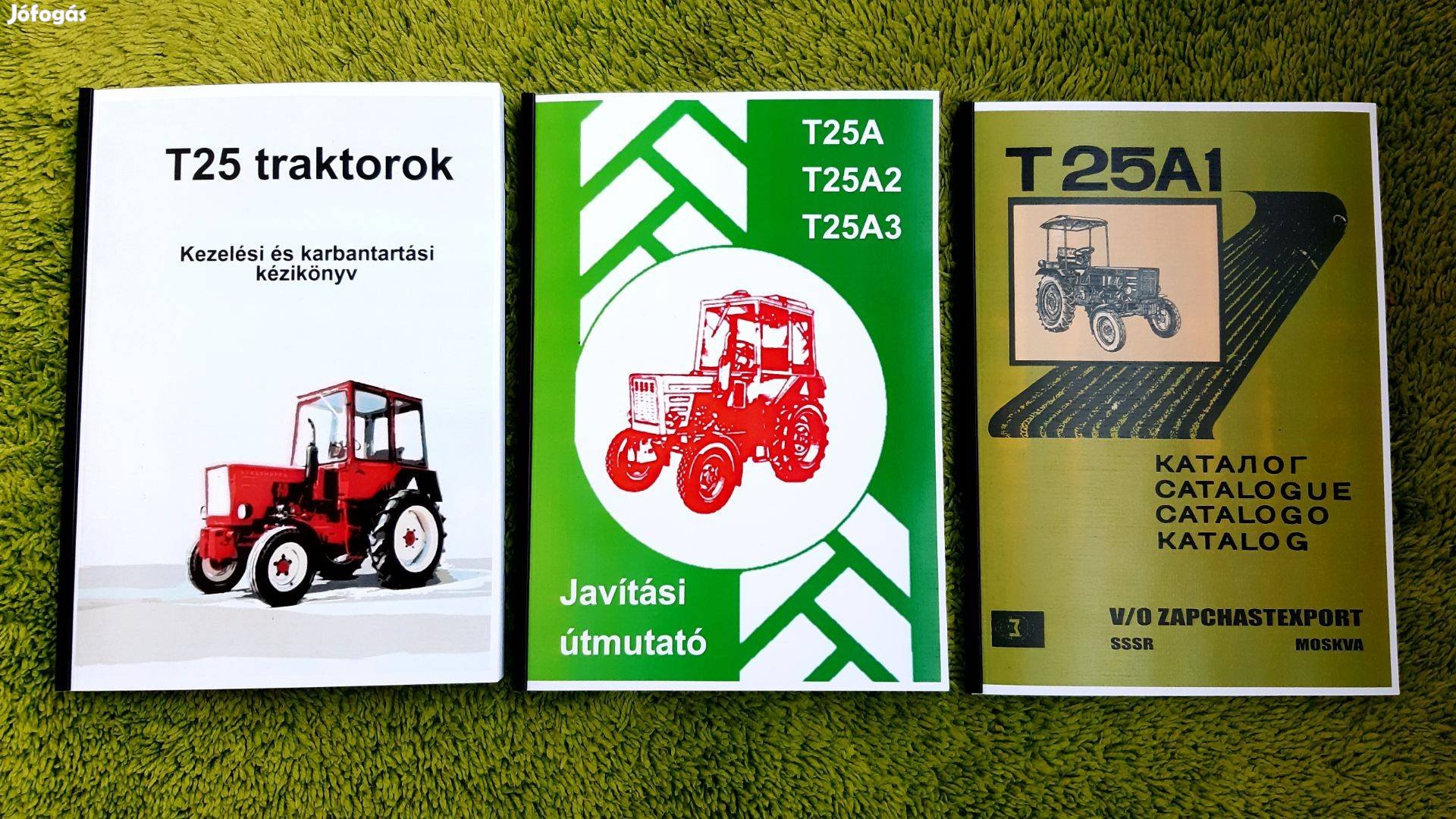 T25 traktor kezelési, javítási és alkatrészkatalógus