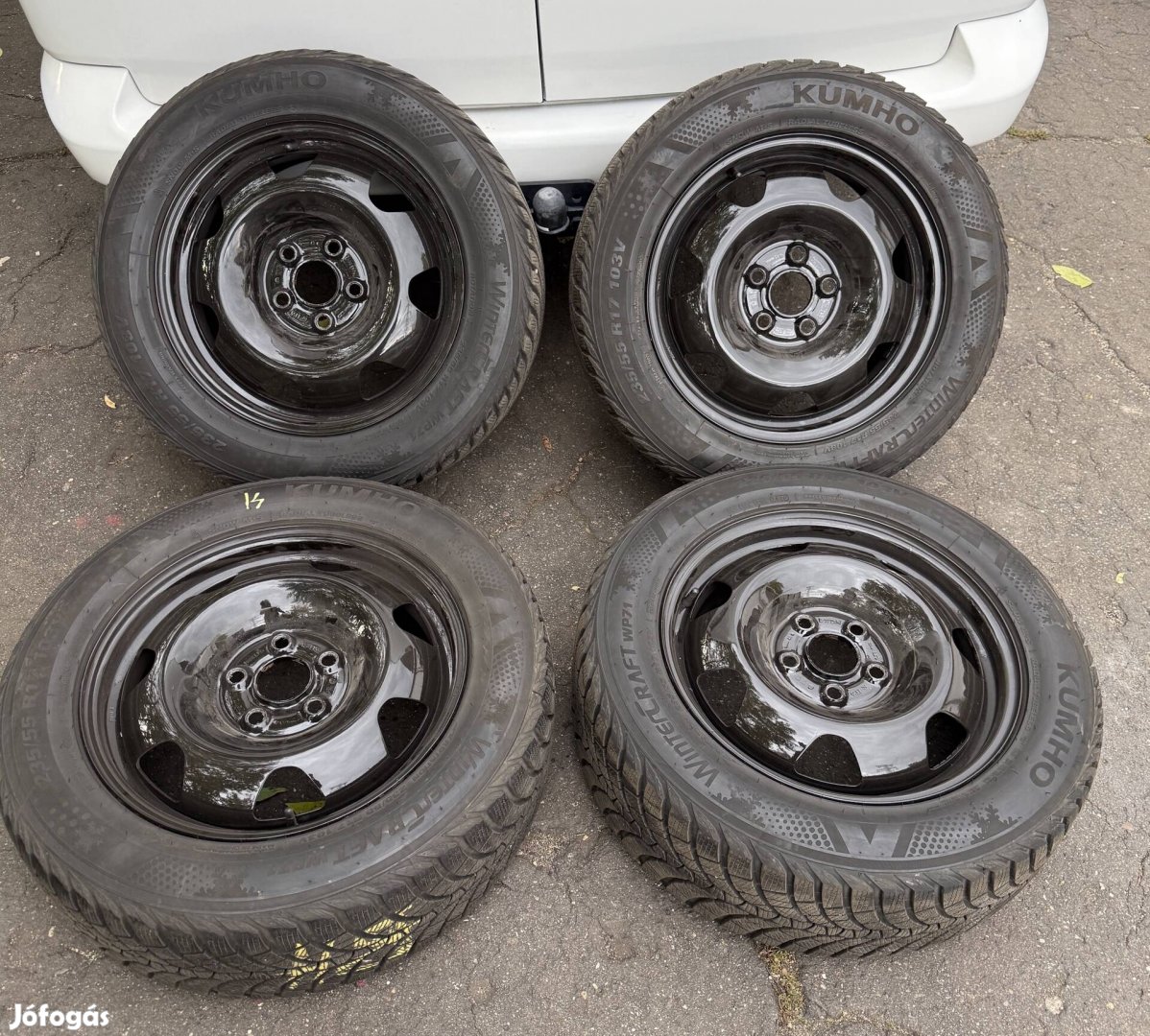 T5 T6 Transporter Multivan gyári 17" acélfelni felni