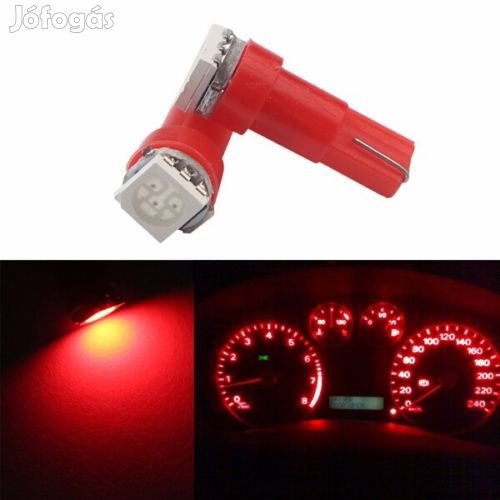 T5 led piros 10db