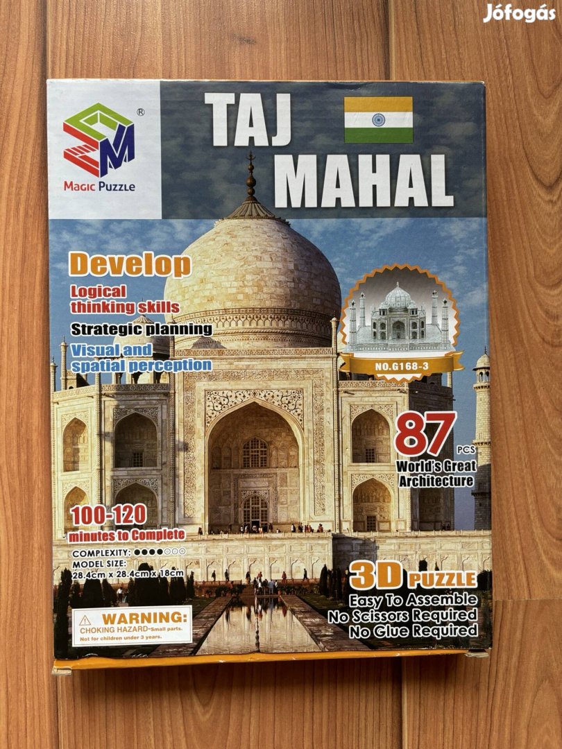 TAJ Mahal 3D puzzle 87 darabos