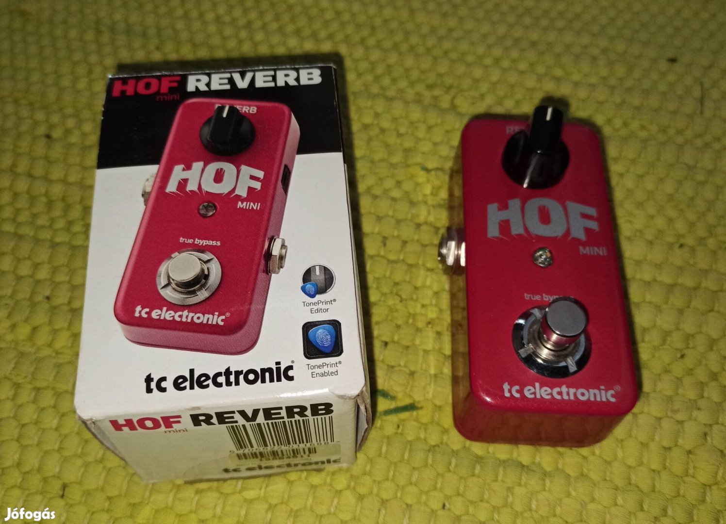 TCE HOF mini reverb gitár effekt pedál