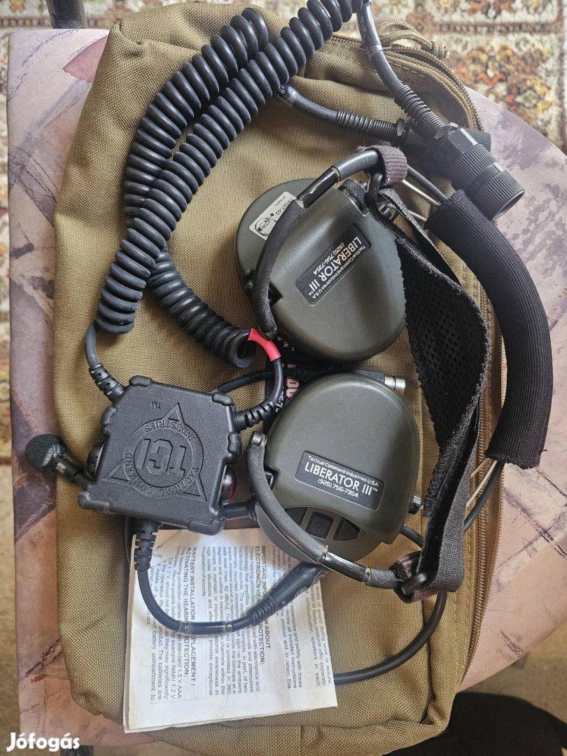 TCI aktív hallásvédő, peltor, msa