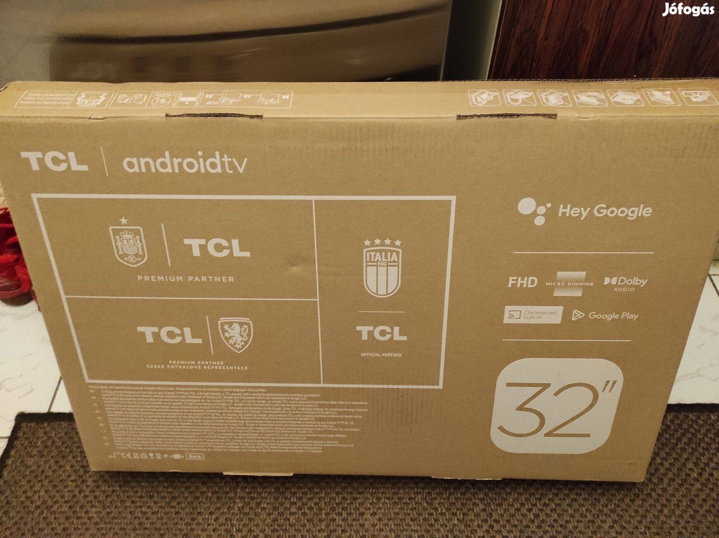 TCL 32" Full HD Android LED TV Új Garanciával 2023-as modell