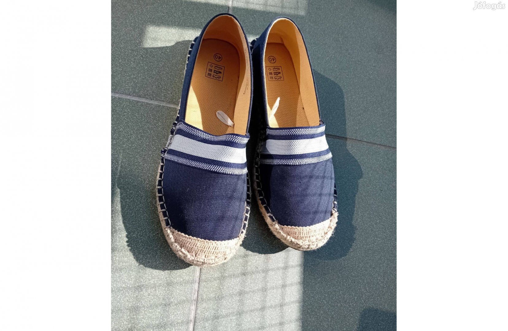 TCM Tchibo espadrilles női cipő sötétkék 40