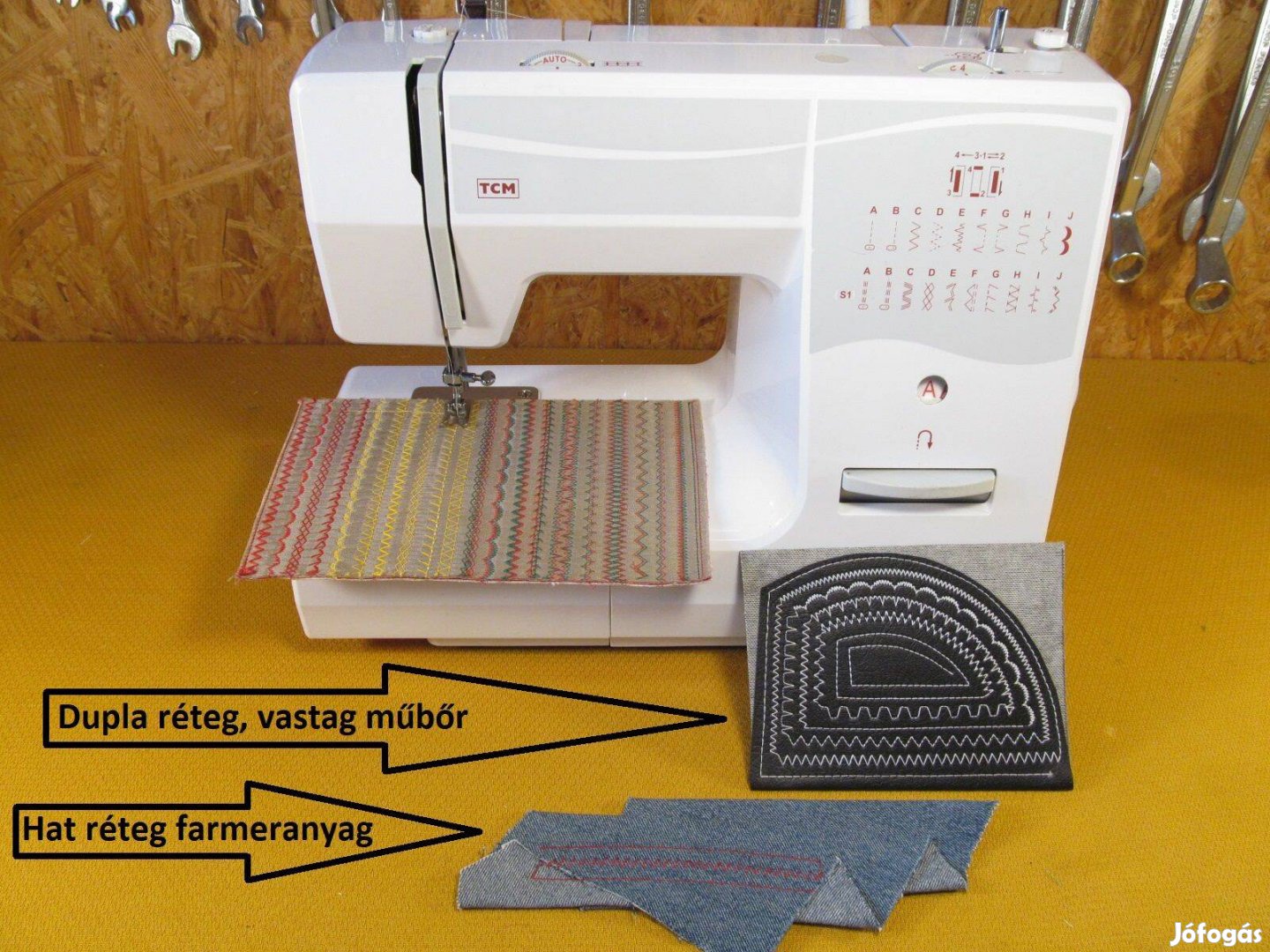 TCM hímzőprogramos varrógép 10 év garanciával elkelt