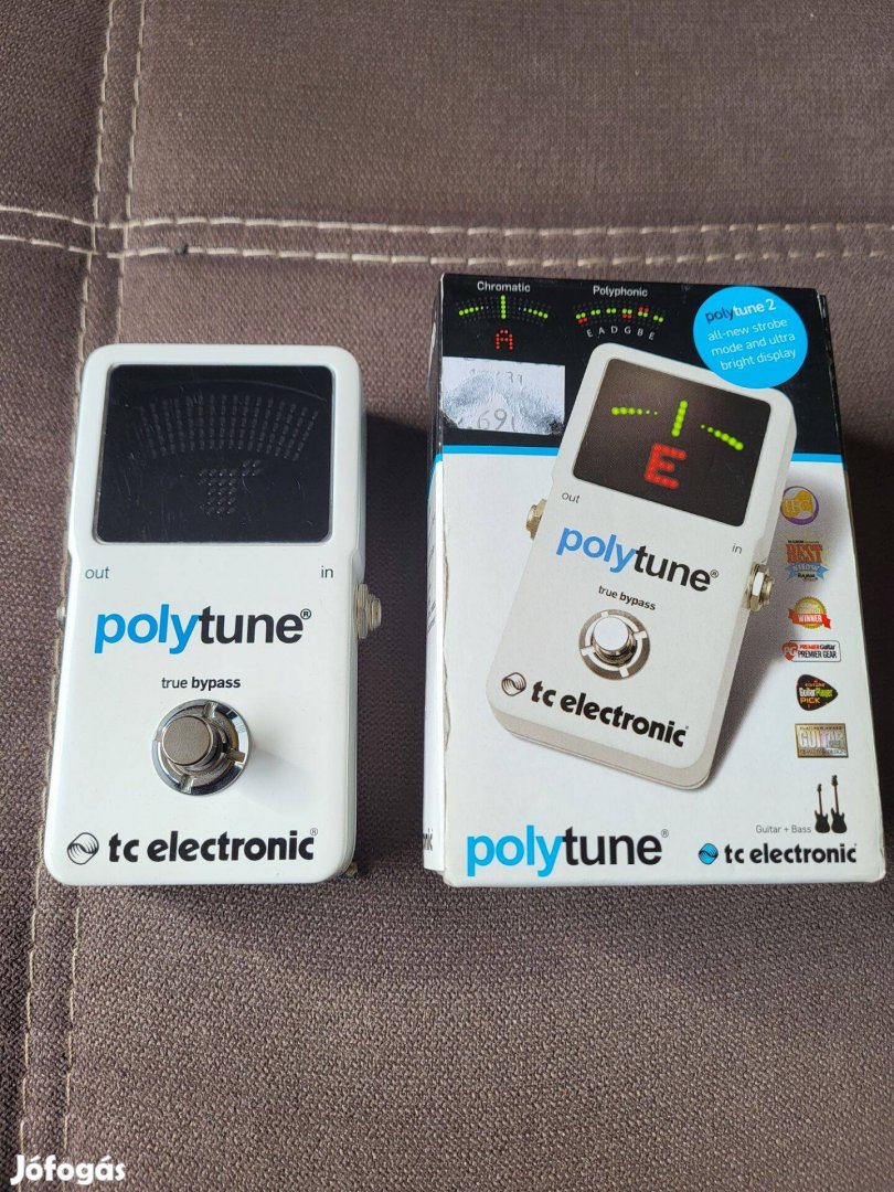 TC Electronic Polytune 2 gitár effekt pedál hangoló