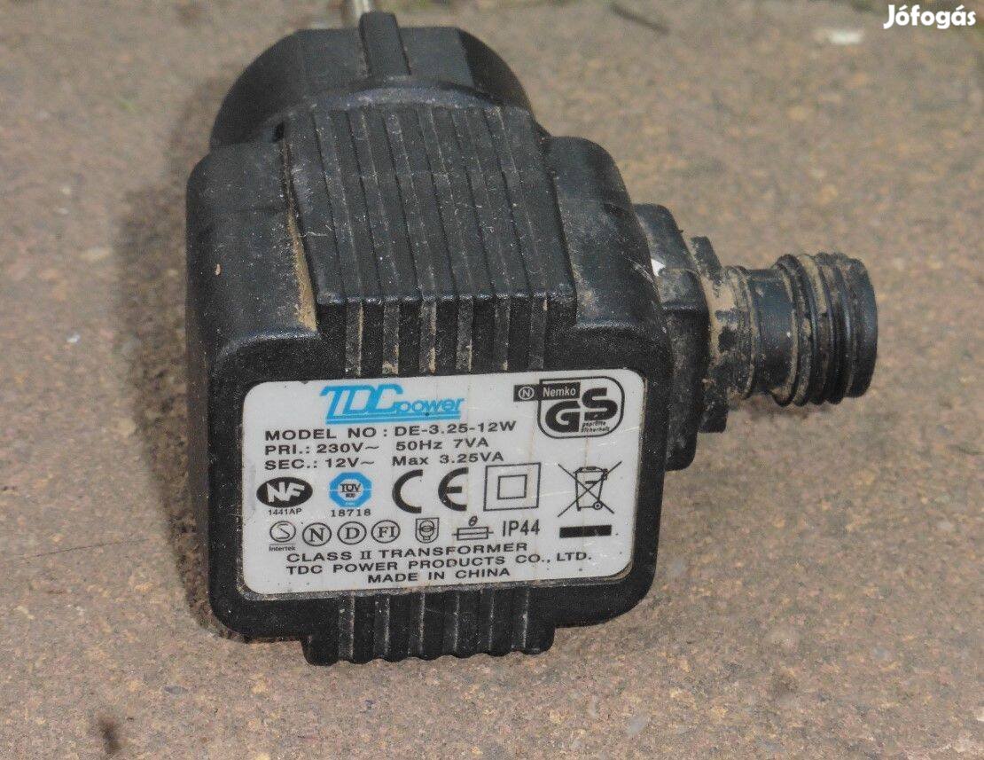 TDC power de 3.25 12w hálózati adapter