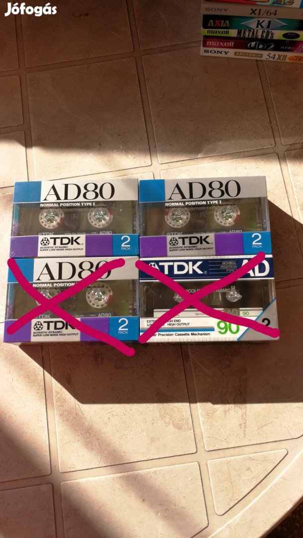 TDK Ad-80 2 Pack szép a fólia!