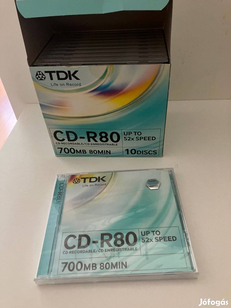 TDK CD-R80 10 db egyben eladó