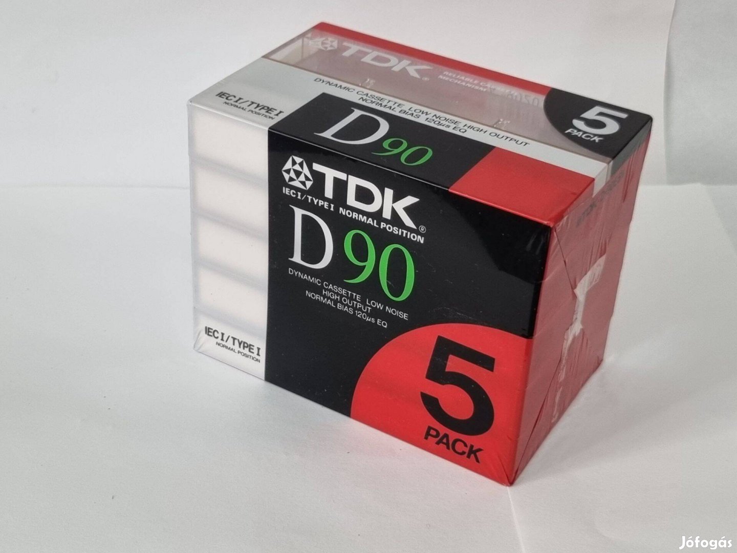 TDK D90 bontatlan magnó kazetta 5 db