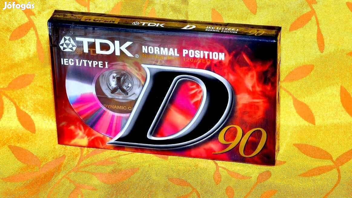 TDK D90 kazetta új bontatlan