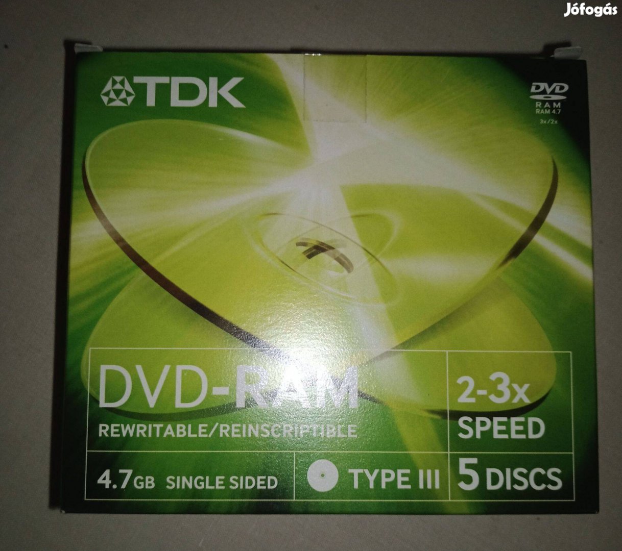 TDK DVD-RAM lemez