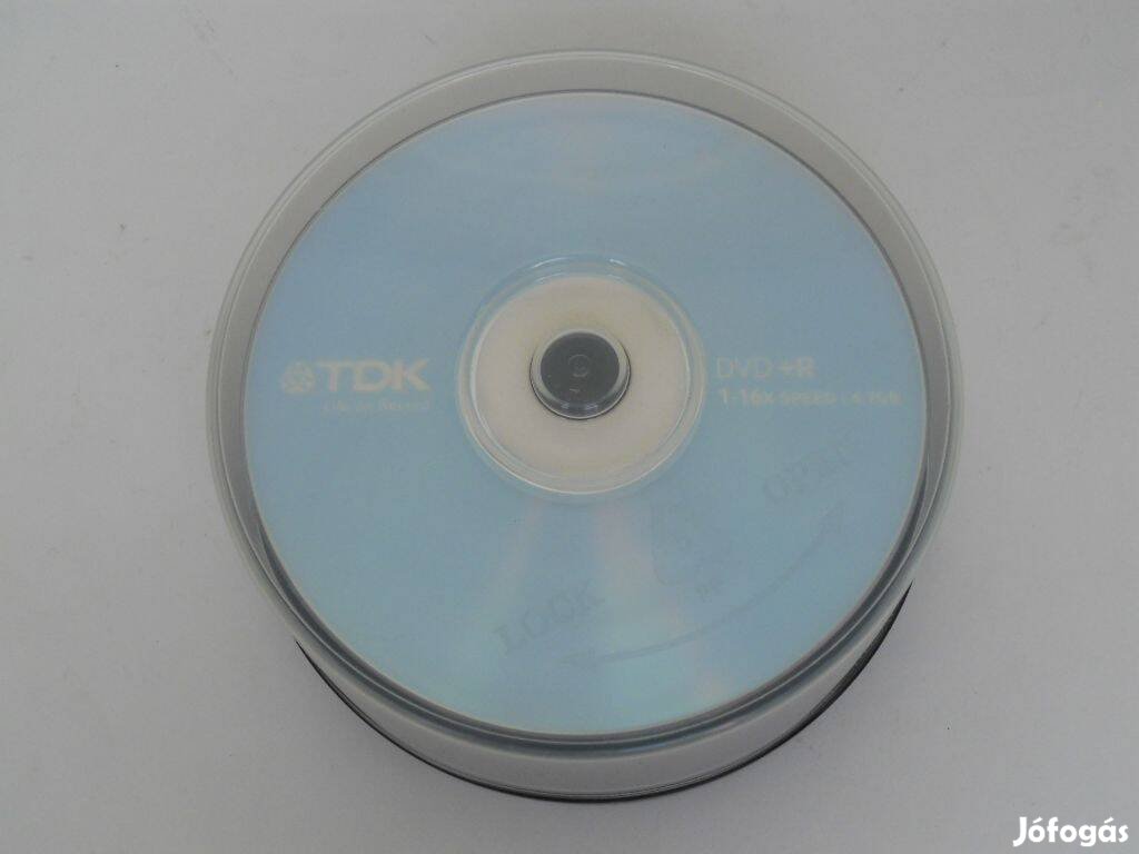 TDK DVD+R 16x - írható DVD lemez 24db
