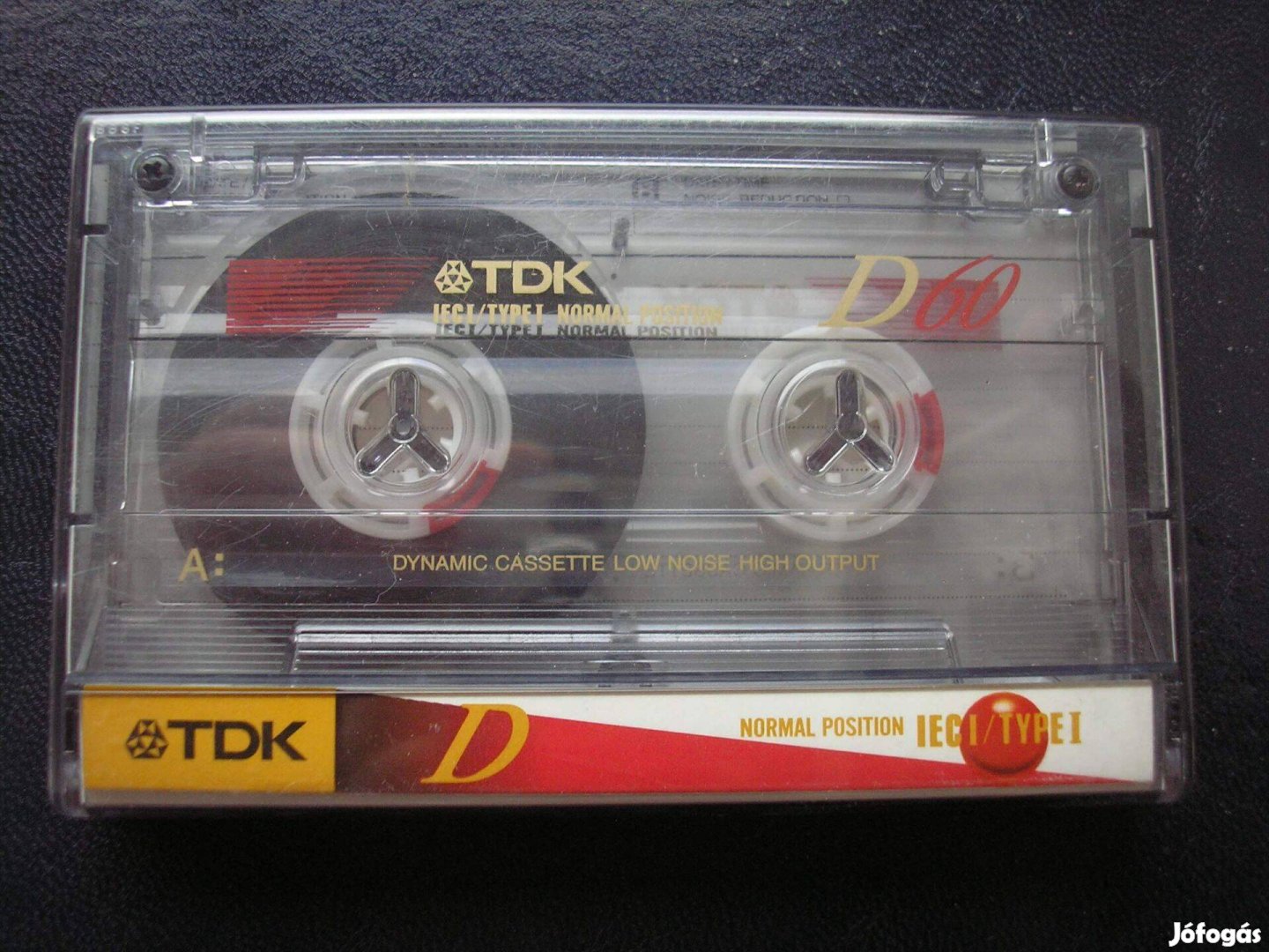 TDK D 60 Dynamic Cassette Low Noise High Output kazetta