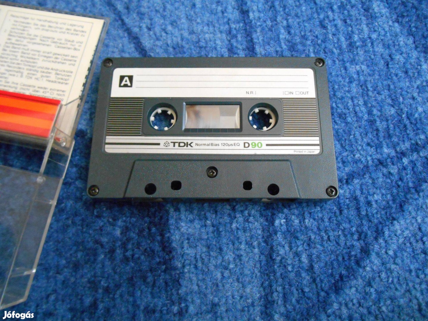 TDK D 90 magnókazetta