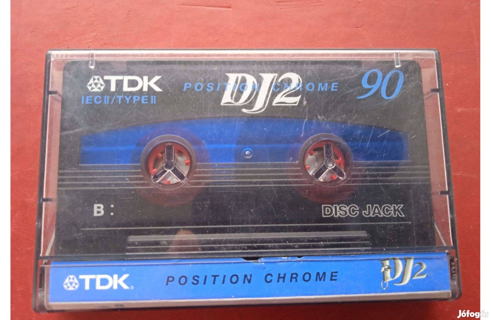 TDK Dj2 90 , Disc Jack retro audio kazetta , gyűjtői állapot
