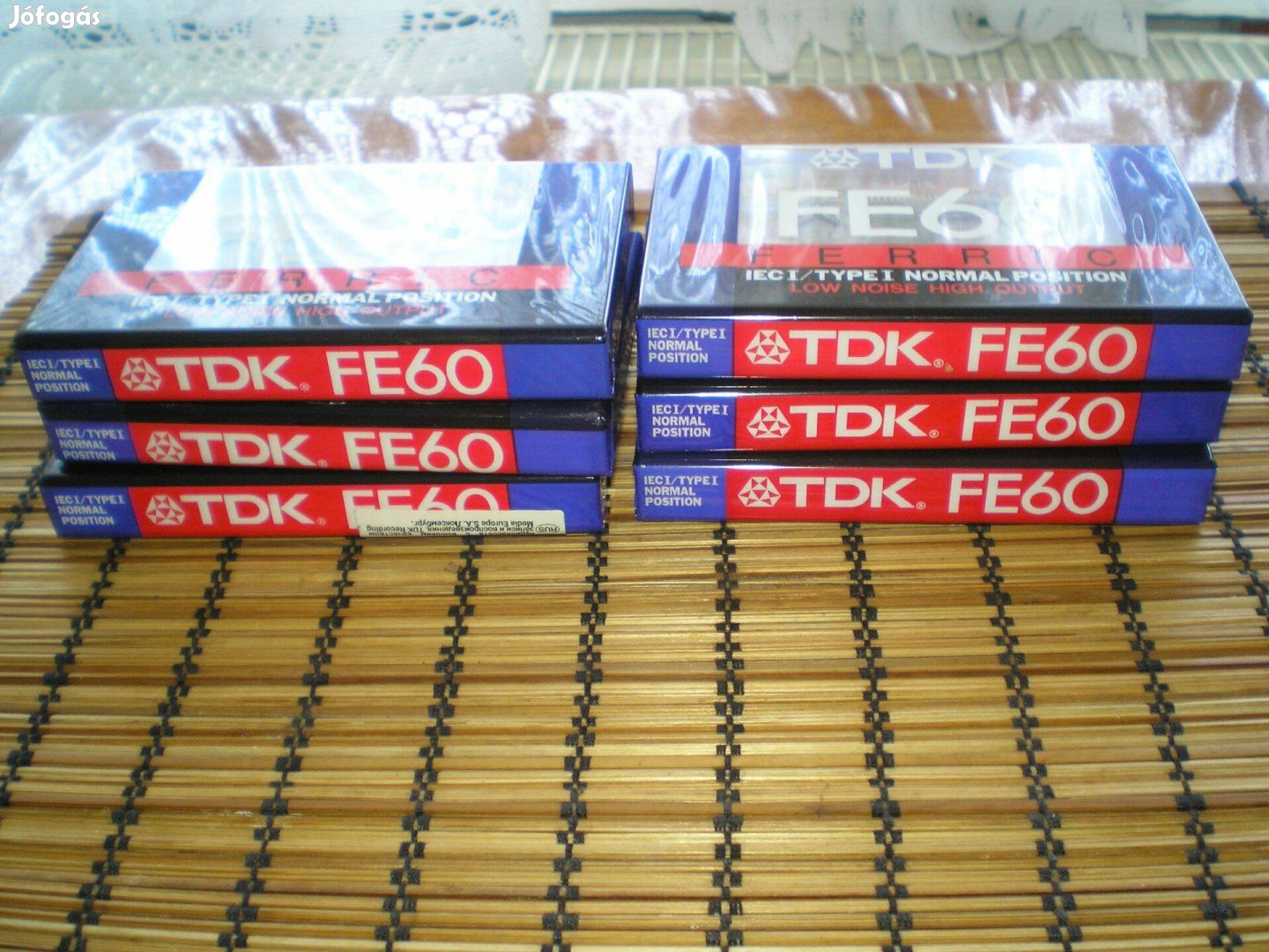 TDK FE 60 régi magnó kazetta bontatlan csomagolásban ár/db