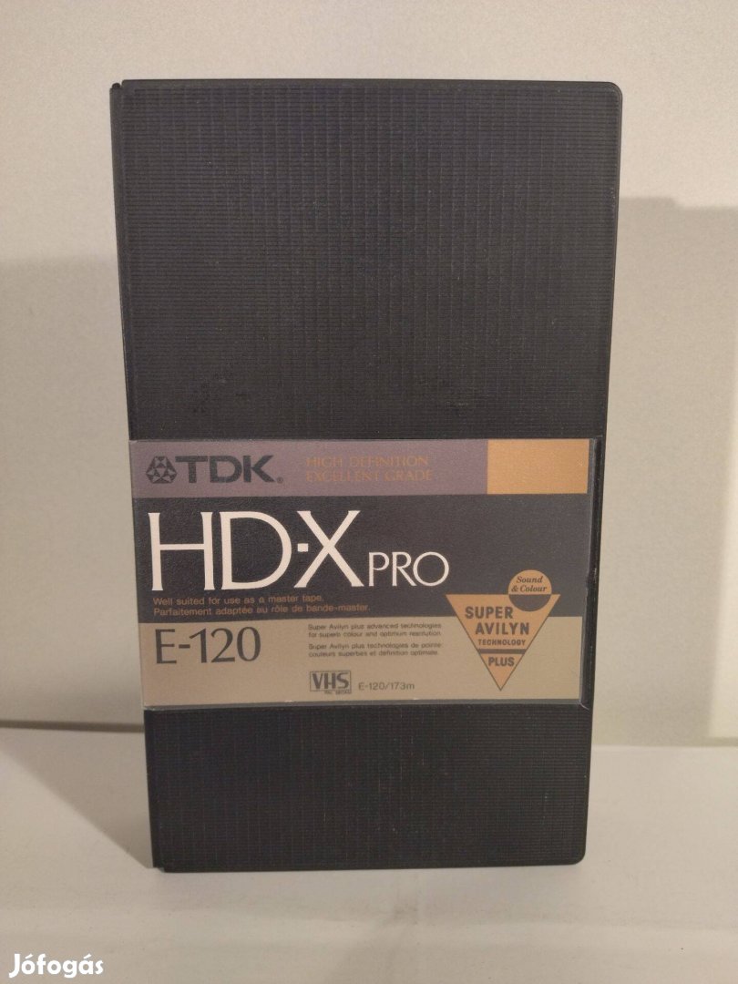 tdk-hd-x-pro-e-120-vhs-vide-kazetta-high-definition-excellent-grade