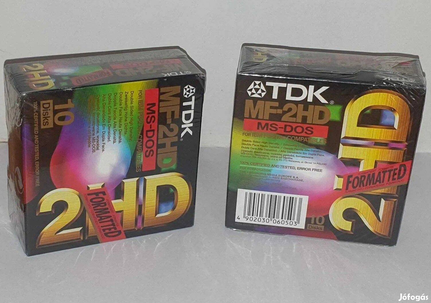 TDK MF-2HD floppy lemez 1CS/10db bontatlan