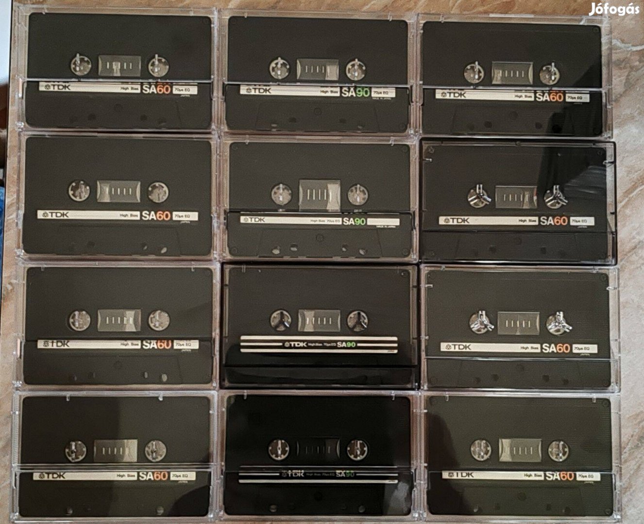 TDK SA 60/90 audió kazettacsomag (12 db ) egyben eladó