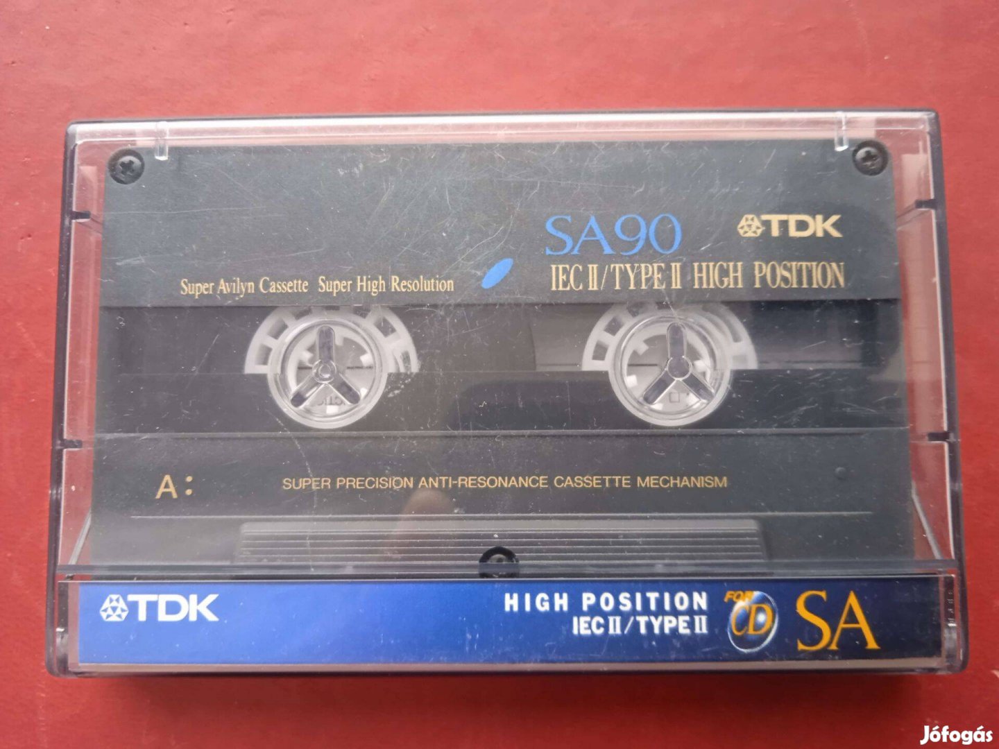 TDK SA 90 retro hang kazetta , borítón felirat , használt