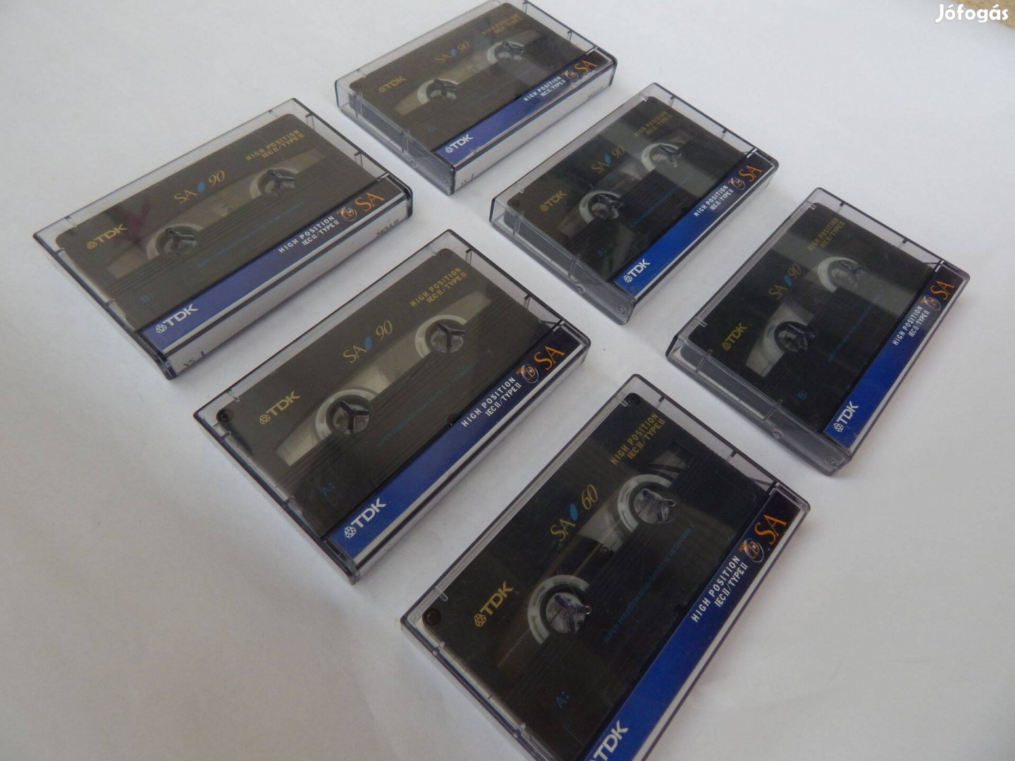 TDK SA Króm Kazetták Chrome Casette 6-os Szettben Egyben