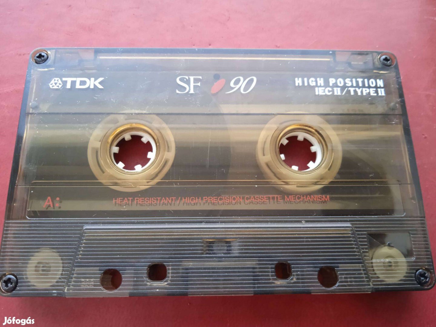 TDK SF 90 , retro hang kazetta , Heat Resistant ,borító nélkül