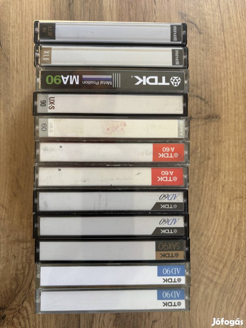 TDK Sony maxell hifi kazetta 12 db