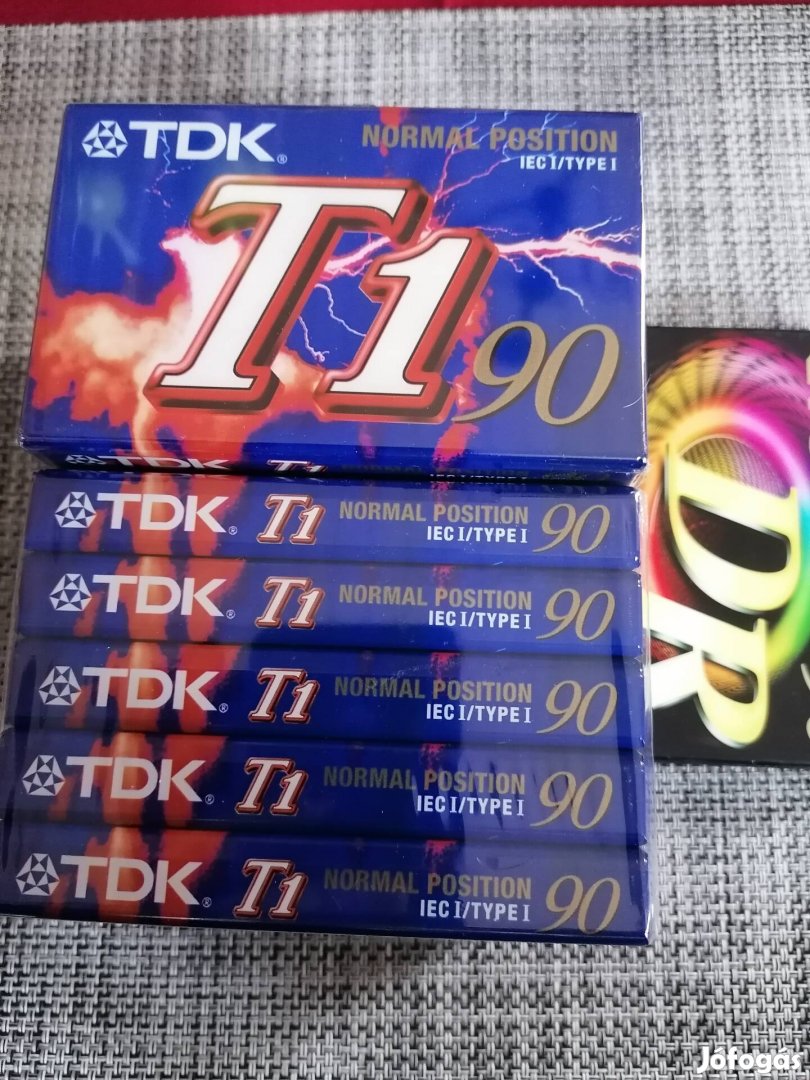 TDK T1 90 perces új magnókazetta 