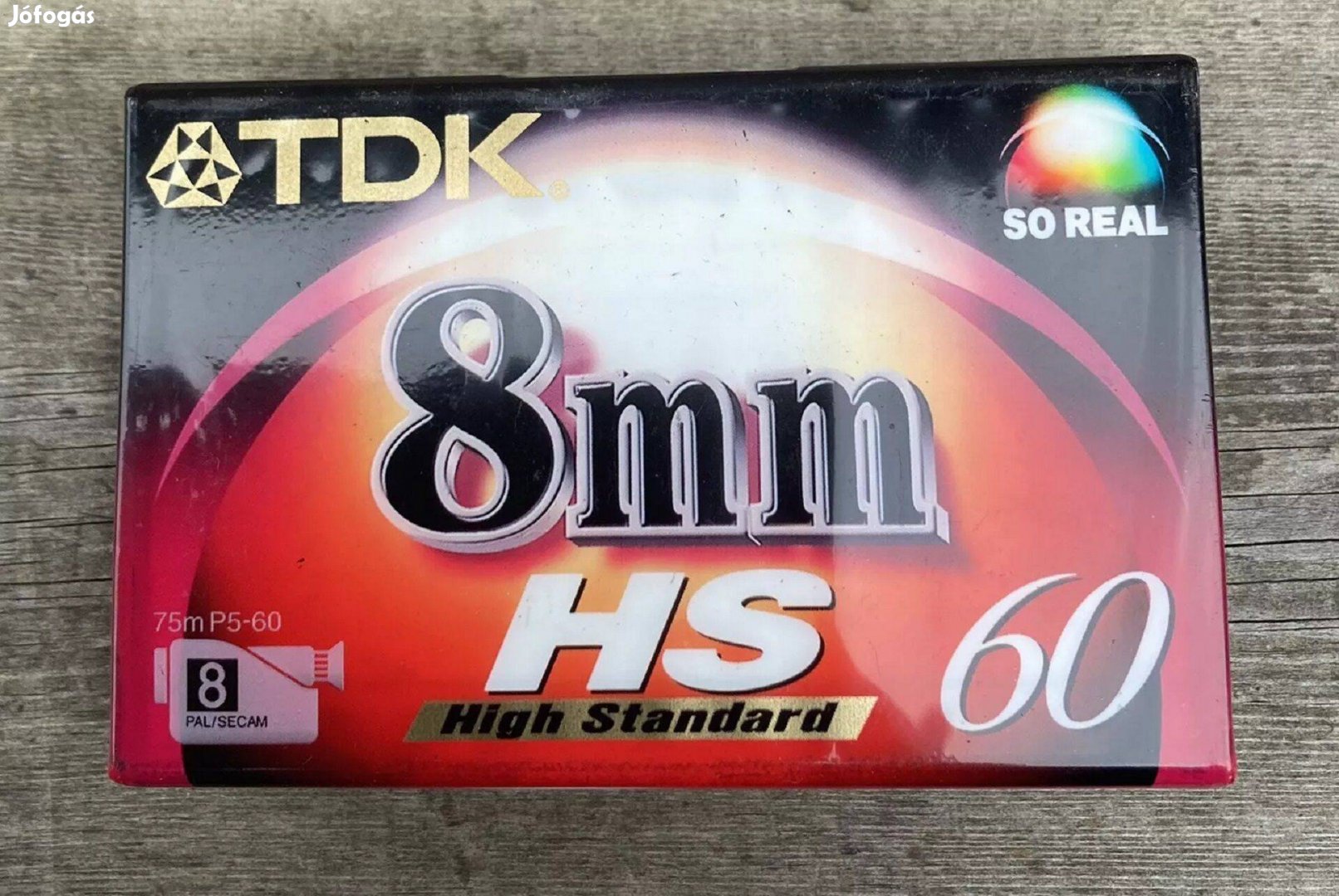 TDK Videó8 8mm-es High Standard Metal Tipusú Kazetta Új