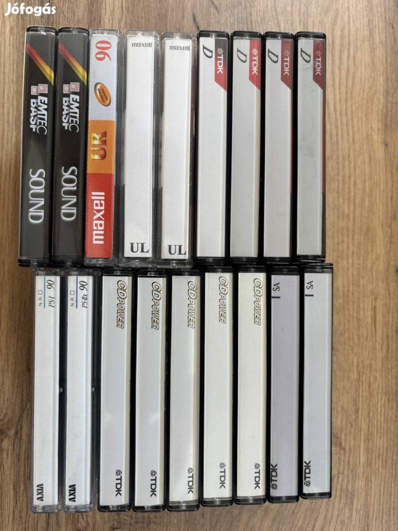 TDK , Axia, maxell BASF hifi kazetta 18 db