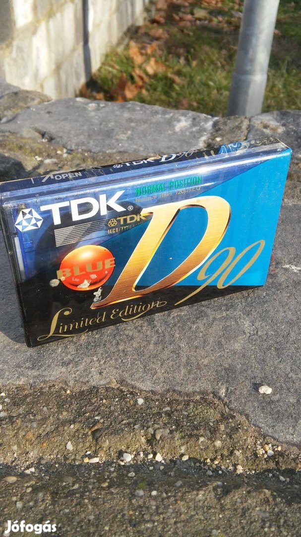 TDK limitált kék deckkazetta