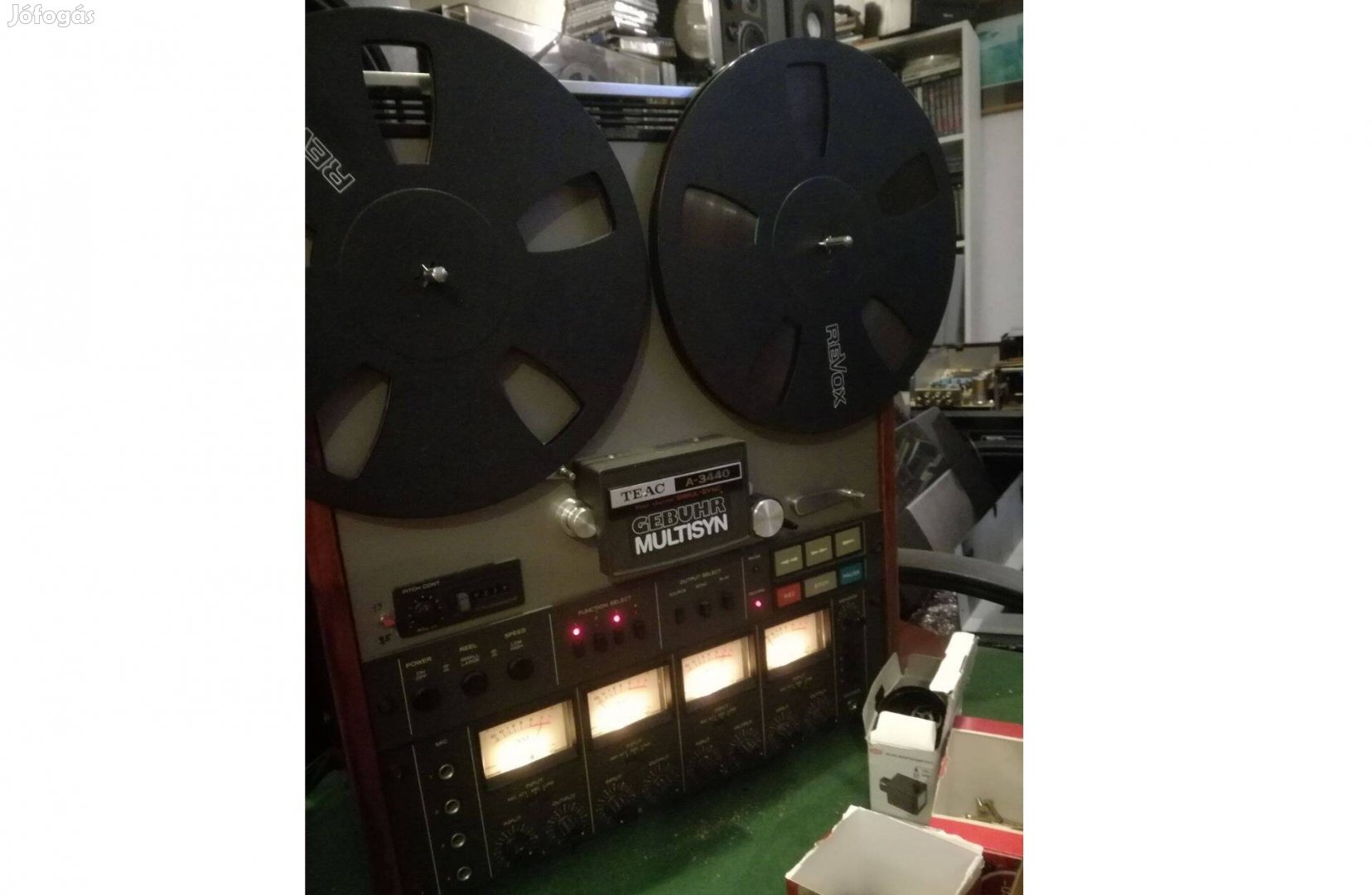TEAC A-3440 orsós szalagos magnó 1 év garanciával