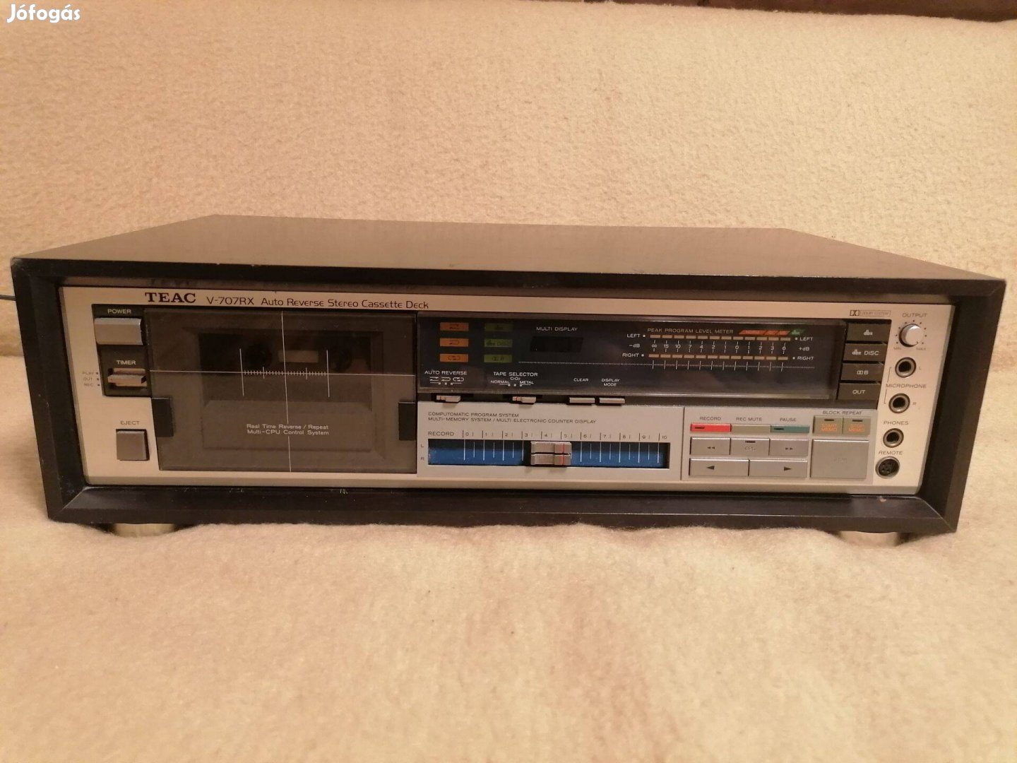 TEAC V-707RX Auto Reverse STEREO Casette Deck