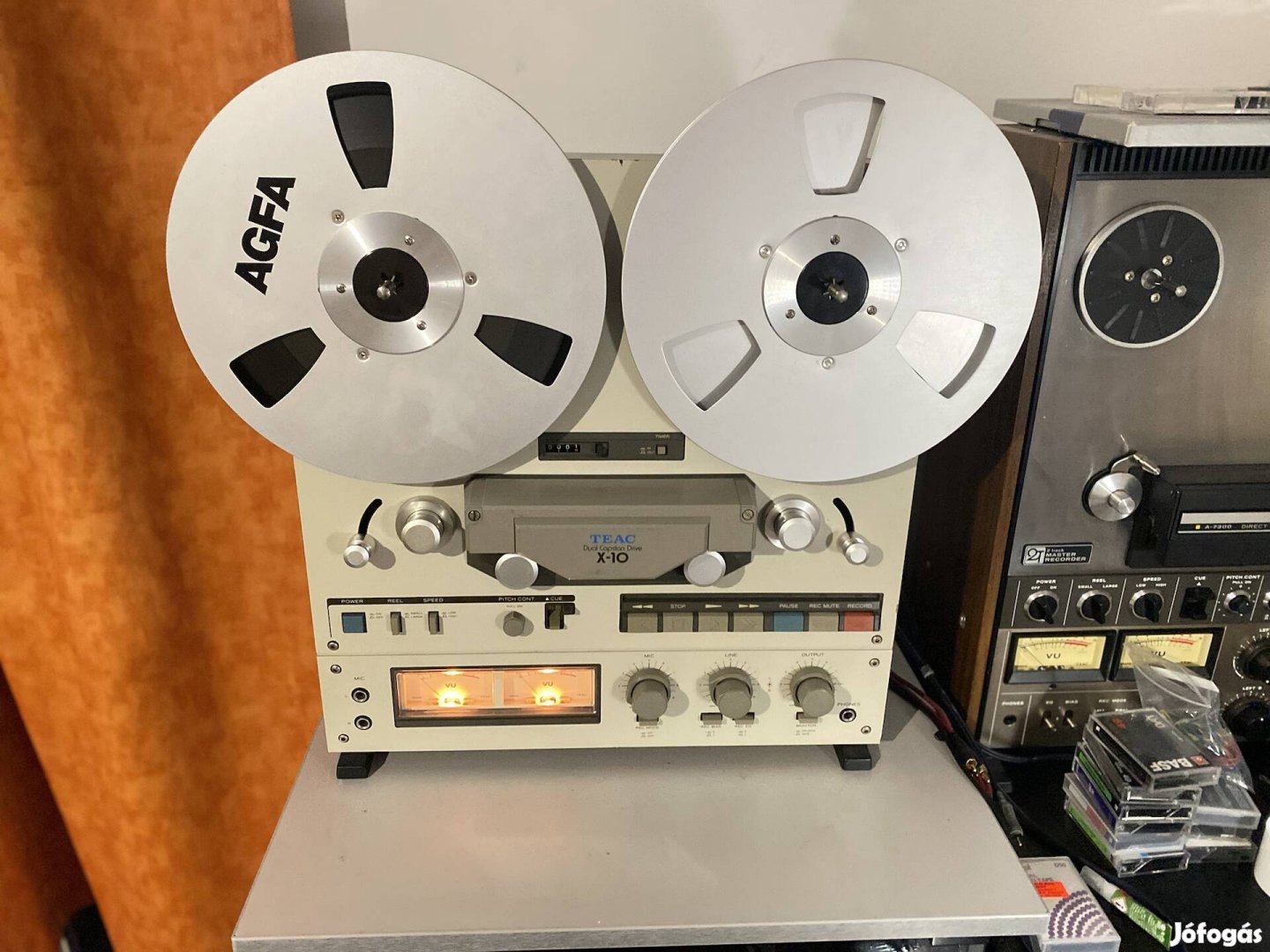 TEAC X 10 Dolby NR Mpx.  Kiváló állapotú Nagy Orsos Magno