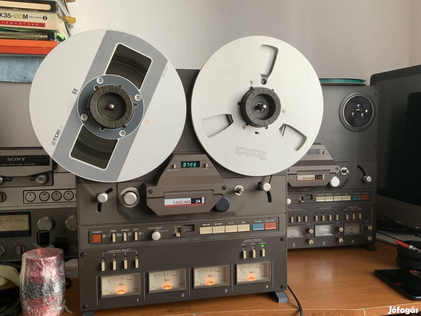 TEAC /Tascam 34 Quadro Nagy Orsos Magno újszerű jó állapotú 