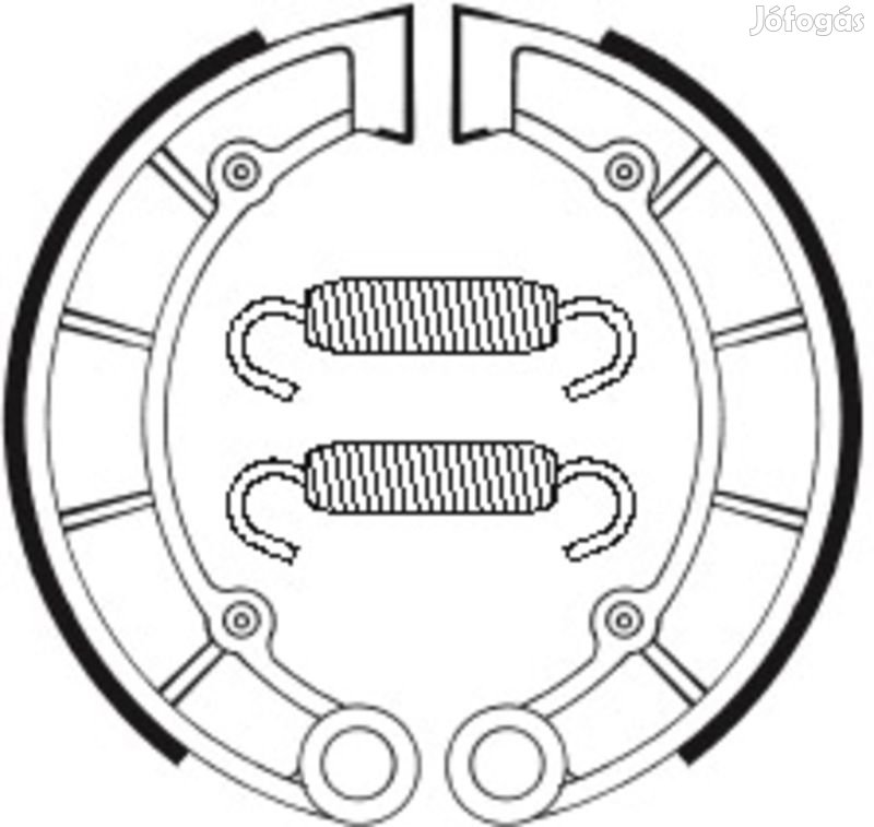 TECNIUM ATV organikus fékpofák - BA197