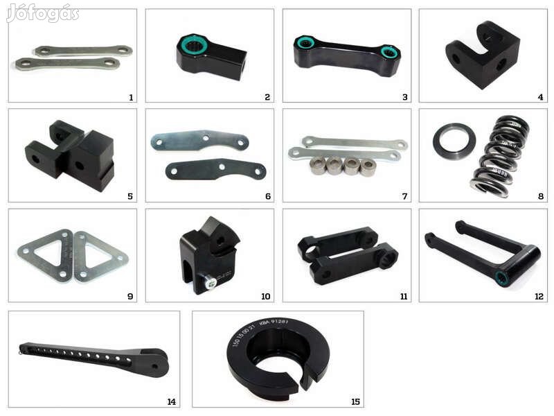 TECNIUM Jack Up Kit Beállítás 4 - Yamaha MT-03
