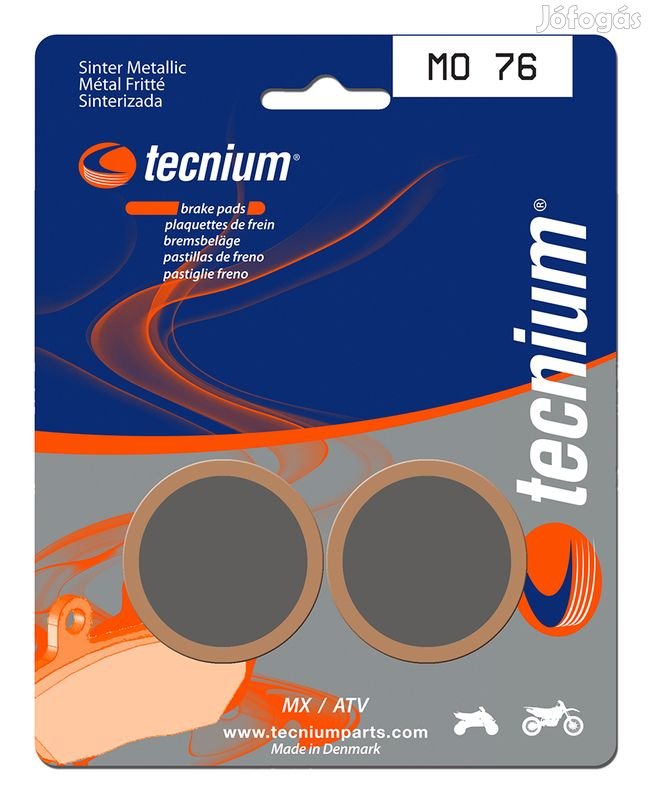 TECNIUM MX/ATV szinterezett fém fékbetétek - MO76